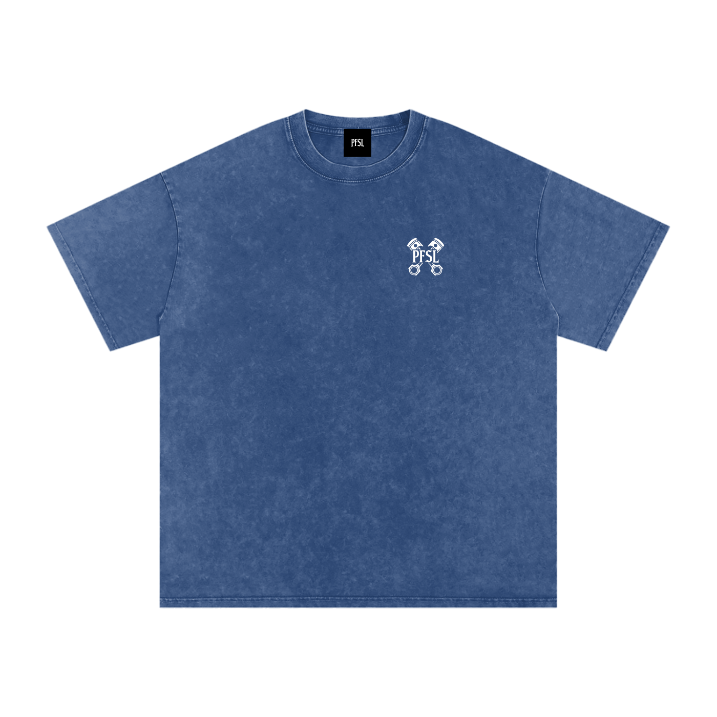 Loud Pipes Save Lives Acid Wash Oversize T-Shirt - 250 GSM
