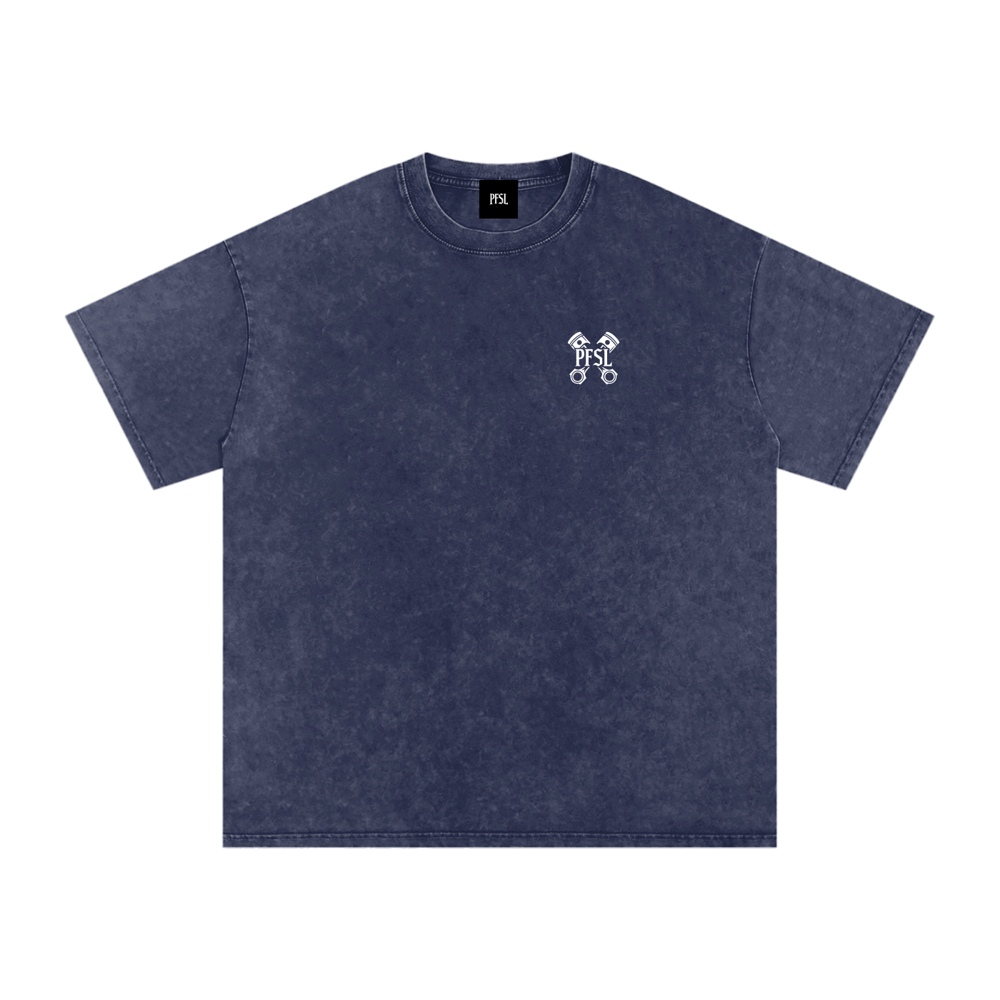 Loud Pipes Save Lives Acid Wash Oversize T-Shirt - 250 GSM
