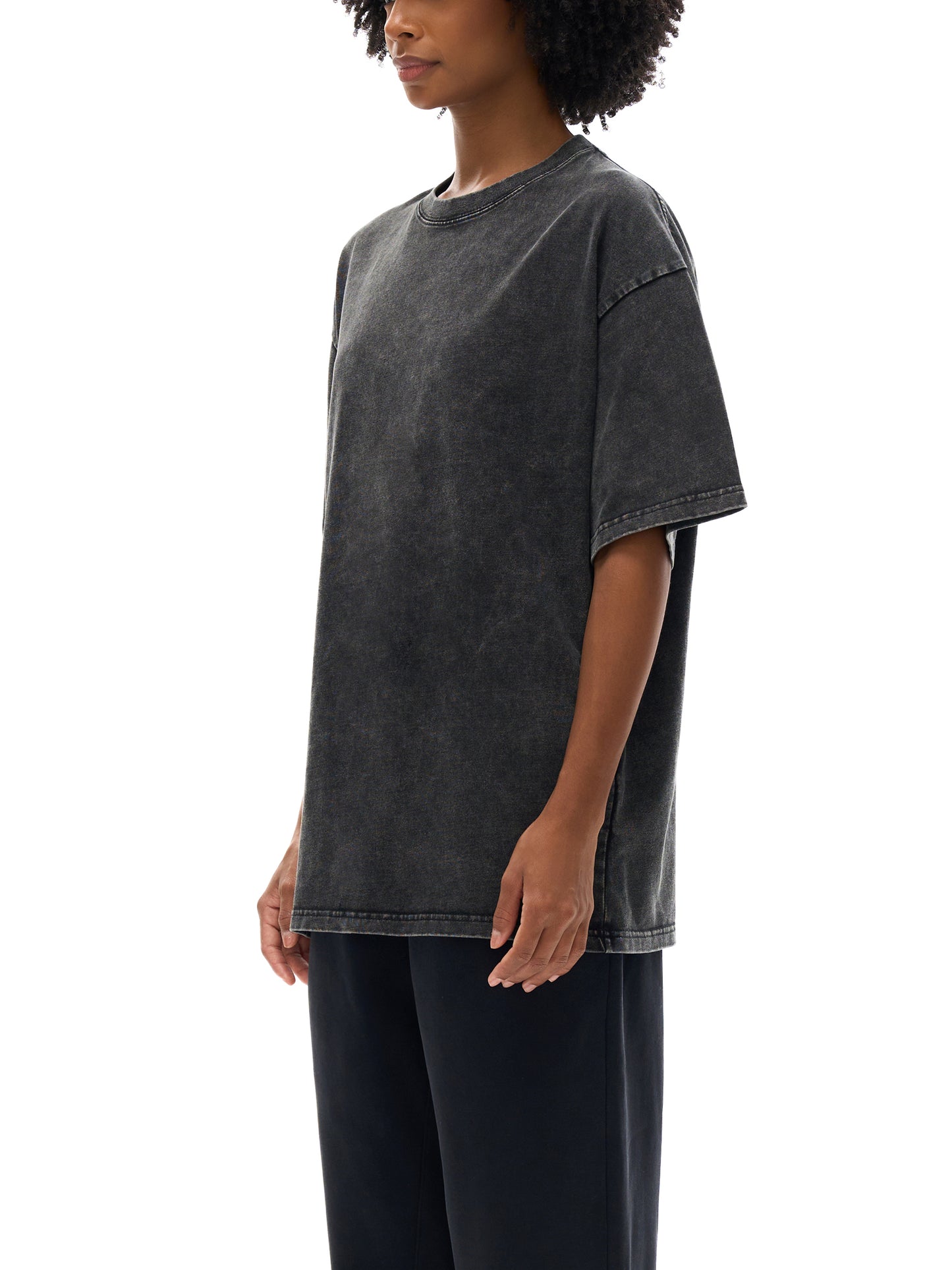 Loud Pipes Save Lives Acid Wash Oversize T-Shirt - 250 GSM