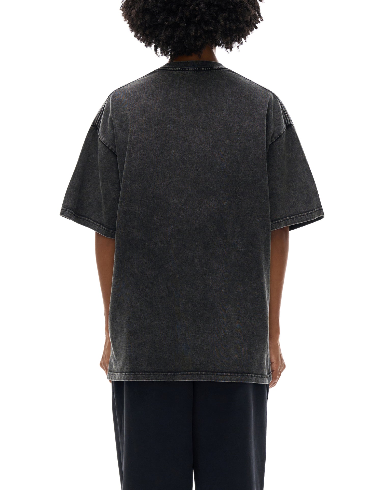 Loud Pipes Save Lives Acid Wash Oversize T-Shirt - 250 GSM