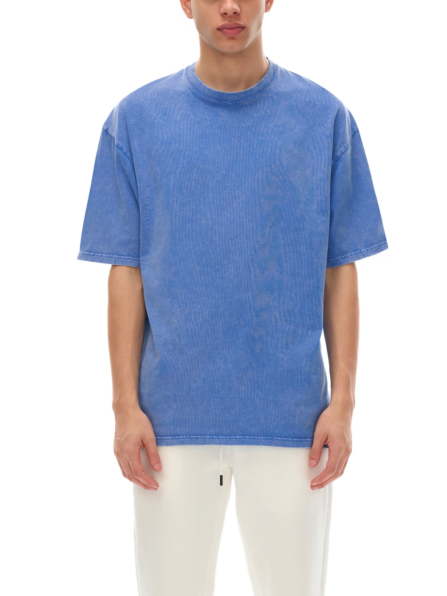 Loud Pipes Save Lives Acid Wash Oversize T-Shirt - 250 GSM