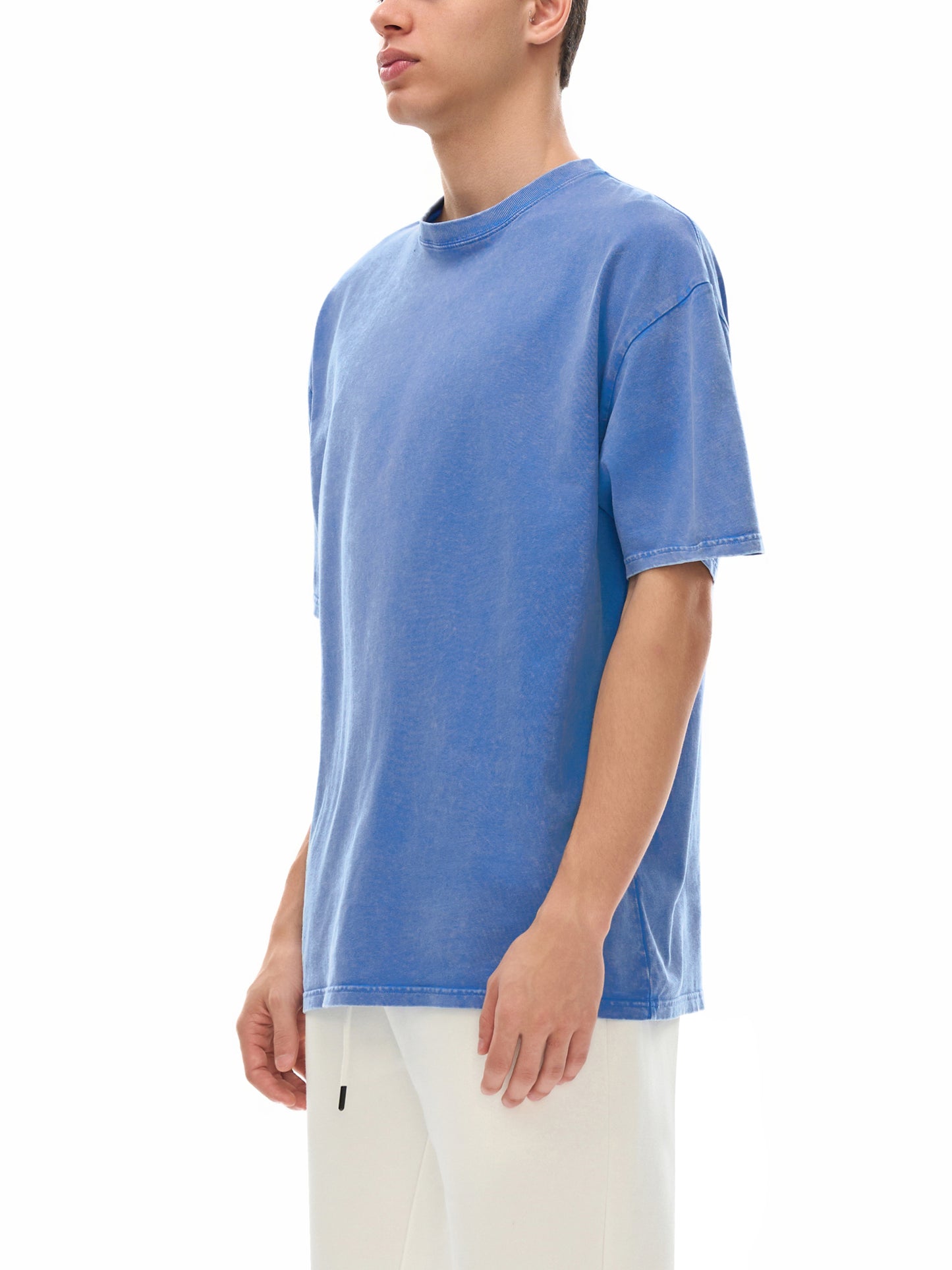 Loud Pipes Save Lives Acid Wash Oversize T-Shirt - 250 GSM